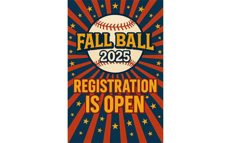 Fall Ball Registration is Open!
